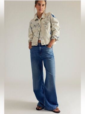 Free People Stride Straight n Wide Jeans